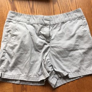 Loft size 10 gray khaki shorts 6”